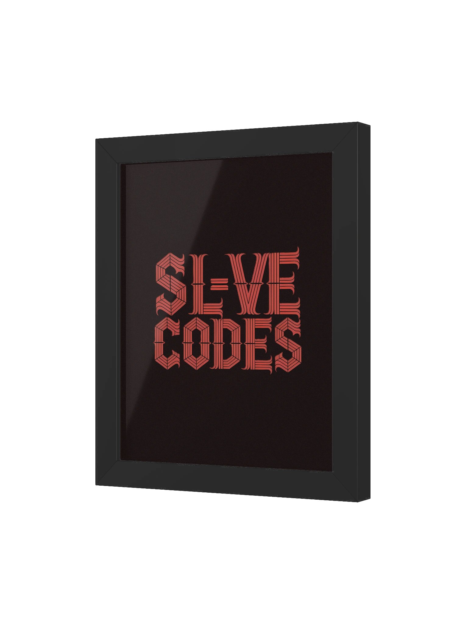 SL-VE CODES FRAMED CANVAS product image (26)