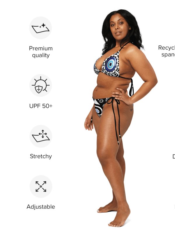 🖤 Black Nager Surksha Bikini – Bold Elegance Meets Ultimate Protection product image (2)
