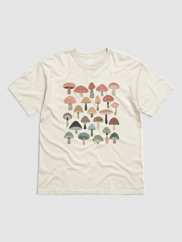 Cute Kawaii Mushrooms Tee | Vintage-Style Cottagecore, Goblincore, Fairycore, and Dark Academia Design product image (11)