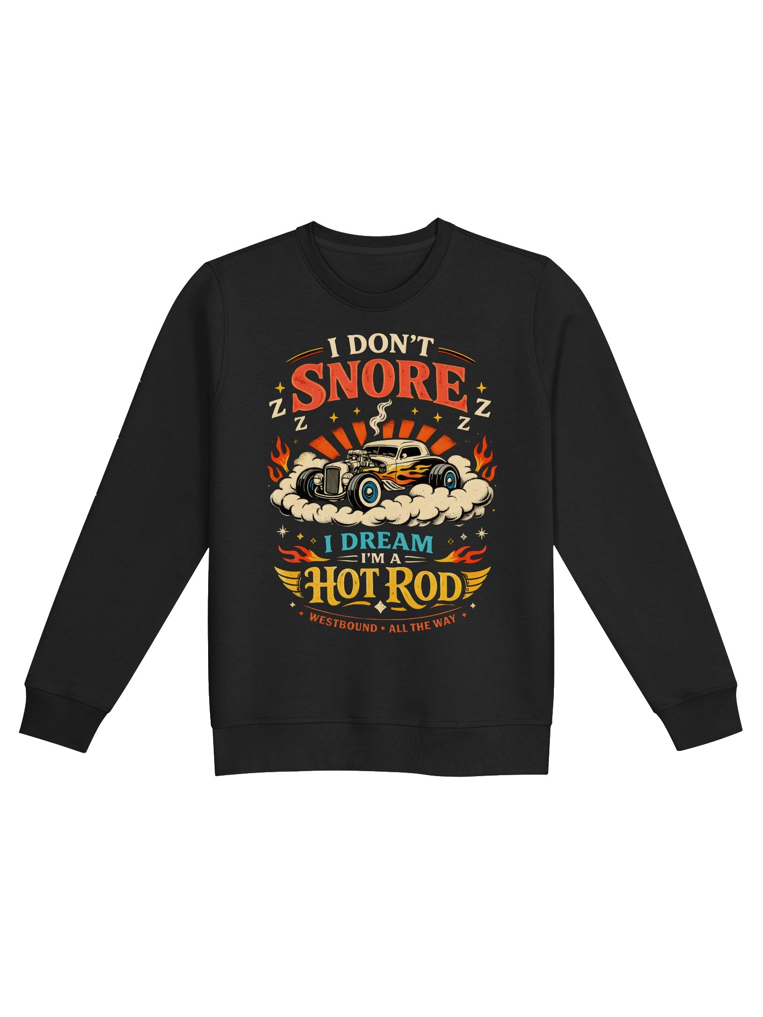 I Don't Snore, I Dream I'm a Hot Rod — Vintage Car Tee product image (1)