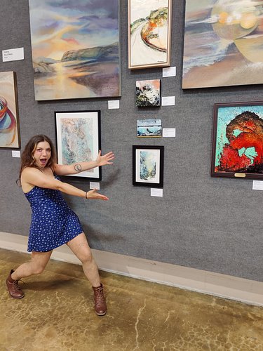 Weeeeeee! It feels like sunshine and rainbows to see one of my fantasy landscapes displayed amongst such incredible artists. ...