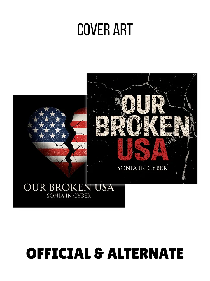 Our Broken USA Cover Art Set – Official + Alternate (Digital Download) product image (1)