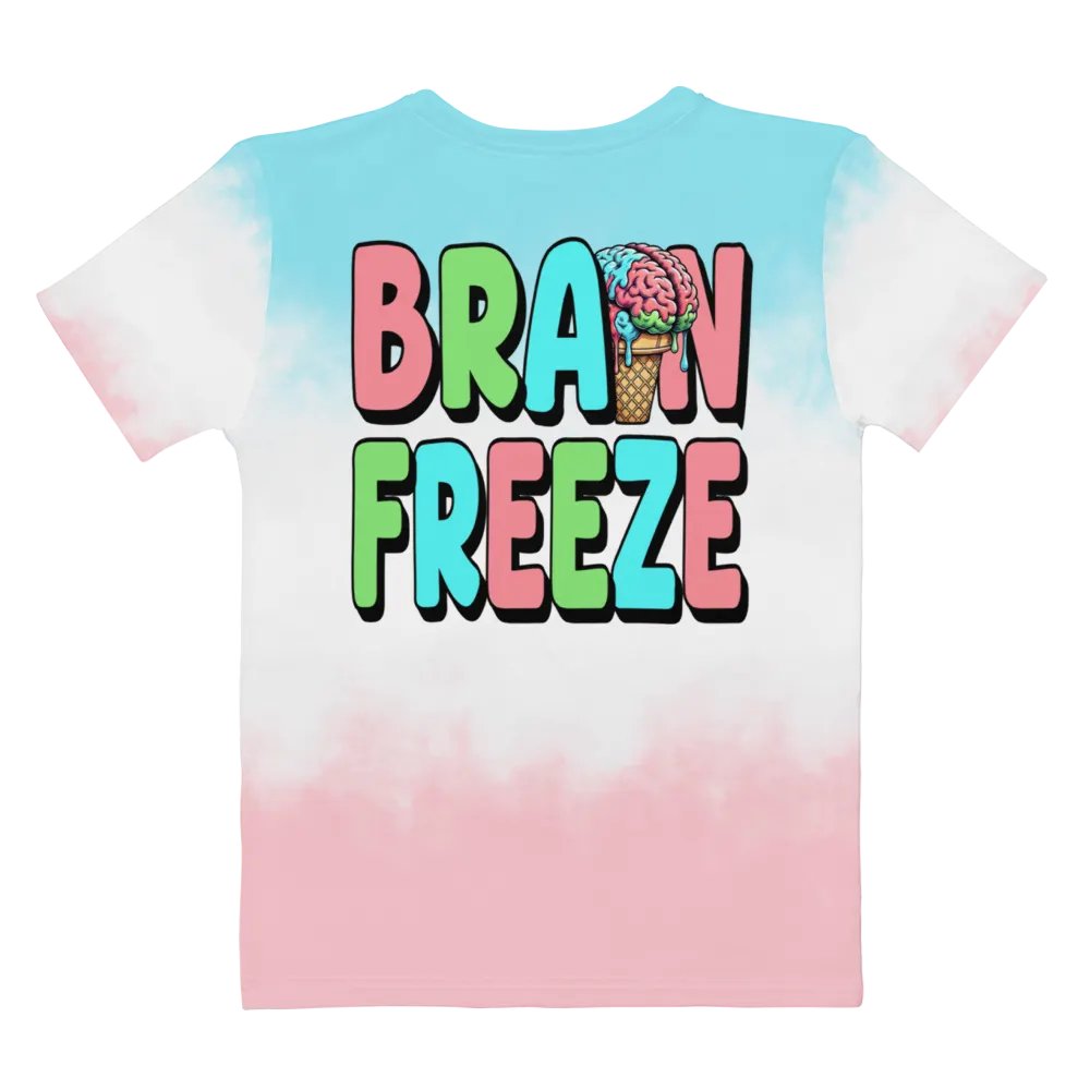 Brain Freeze Women's Crew Neck T-Shirt product image (8)