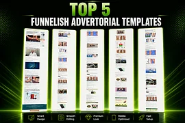Top 5 Funnelish Advertorial Templates MasterPack