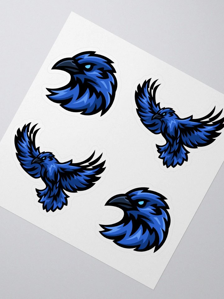 Raven Logo Kiss Cut Stickers product image (2)