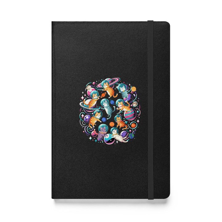 Cats In Space Cosmic Hardcover Notebook product image (1)