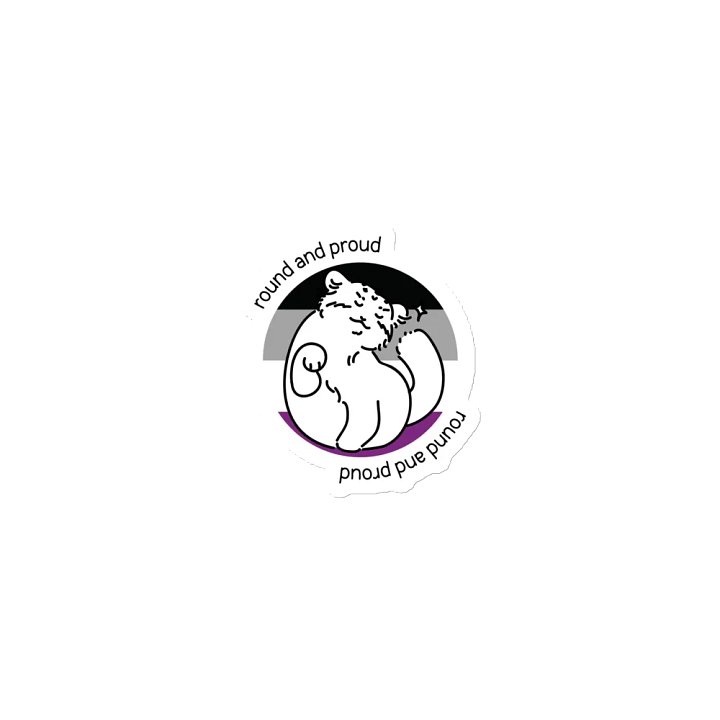 Round and Proud Manul Asexual Version - Magnet product image (1)
