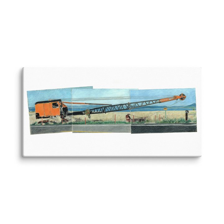 Dredge, Goose Lake 06.15.01 on Canvas with No Fill (24" x 48") product image (1)