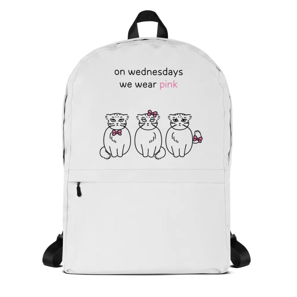 Pink Wednesdays Manul - Backpack product image (1)