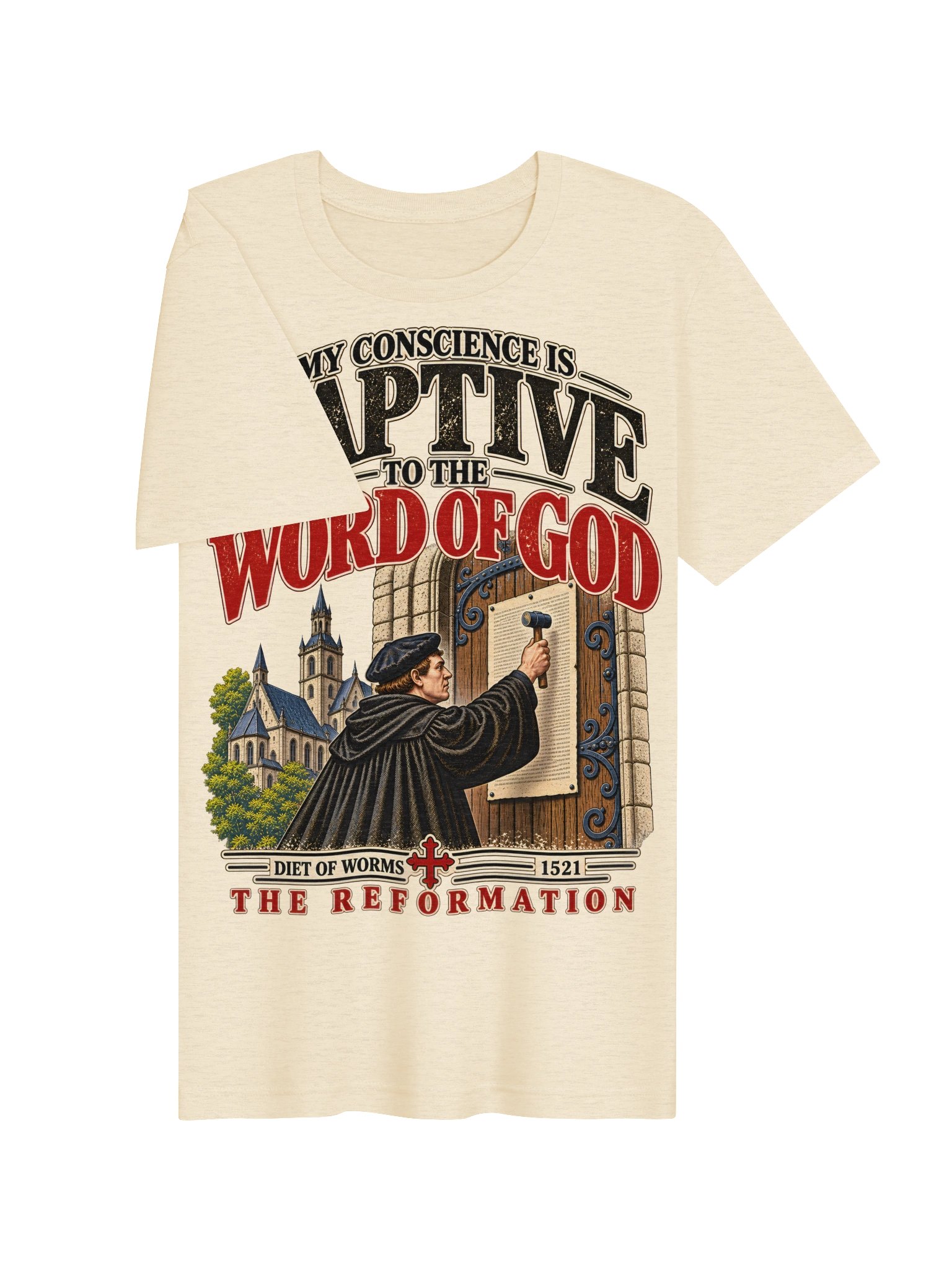 Here I Stand — Captive to the Word | Reformation T-Shirt product image (45)