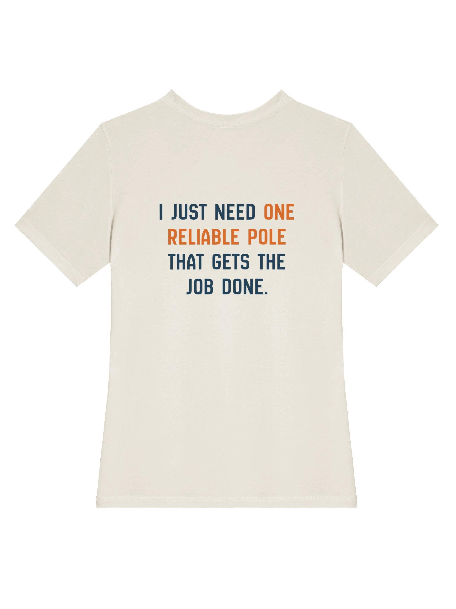 One Reliable Pole Women's Relaxed Tee (Natural) product image (4)
