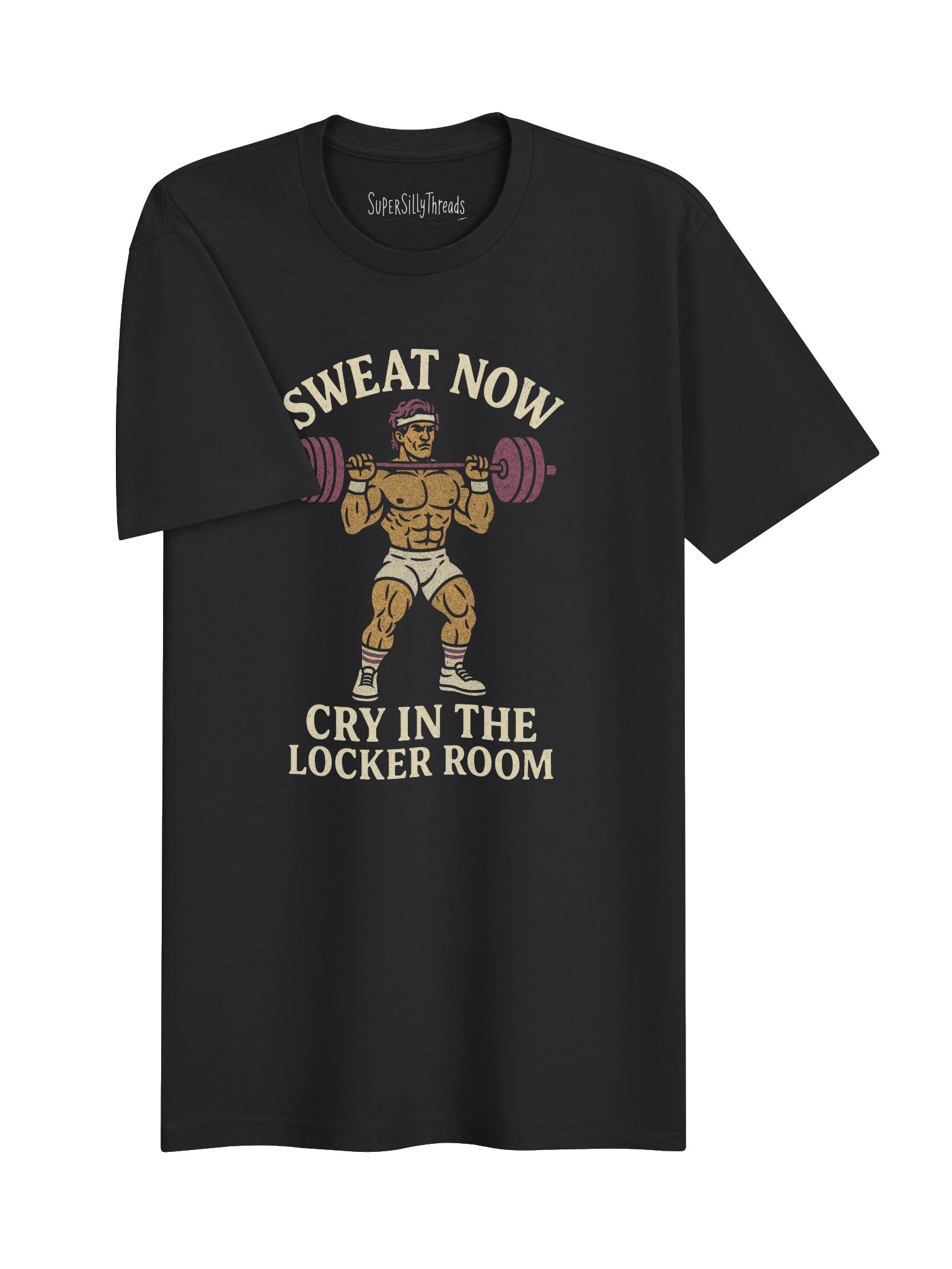 Sweat Now Cry in the Locker Room Vintage Gym Tee product image (3)