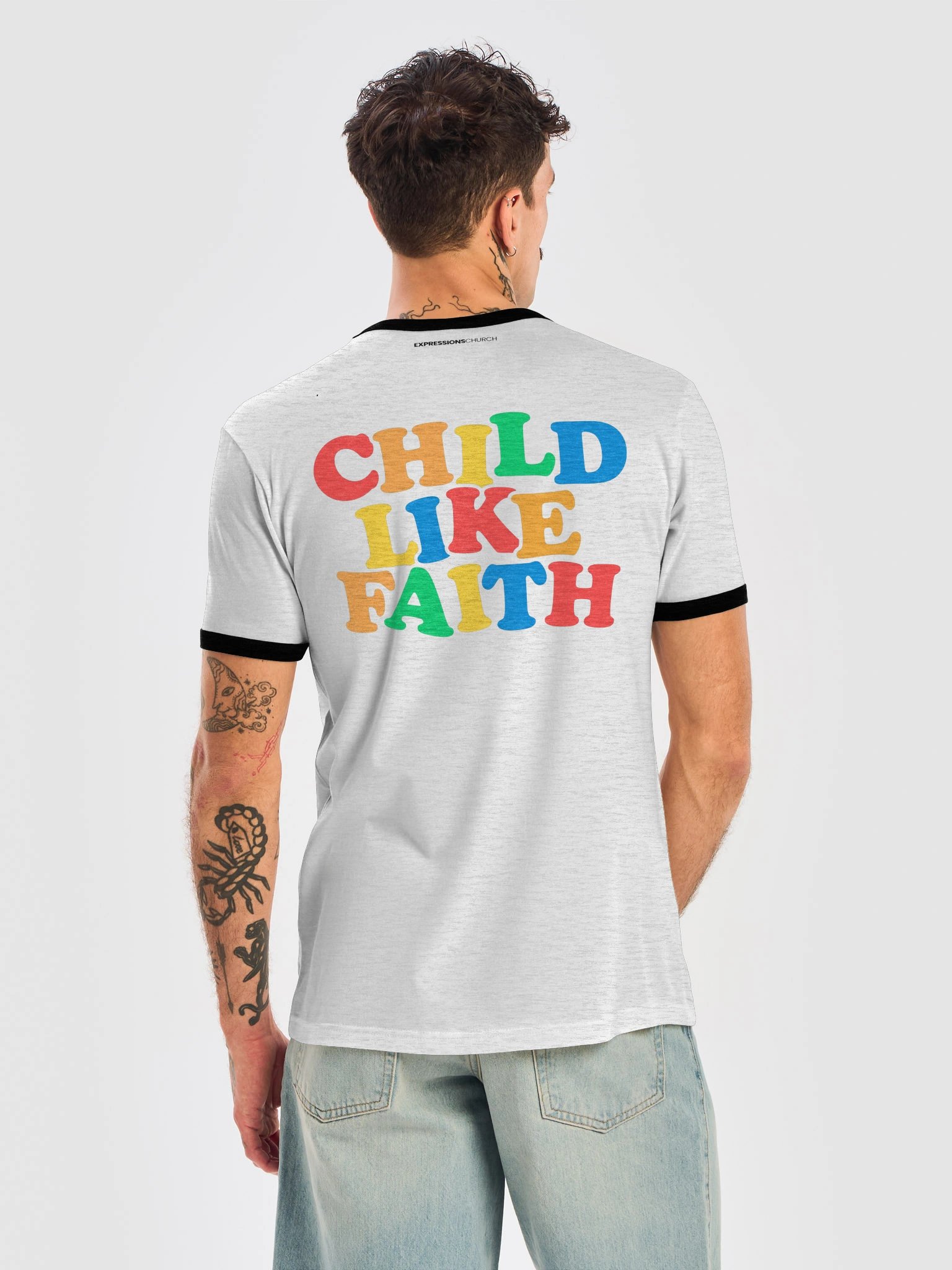 Childlike Faith Retro Ringer Tee product image (34)