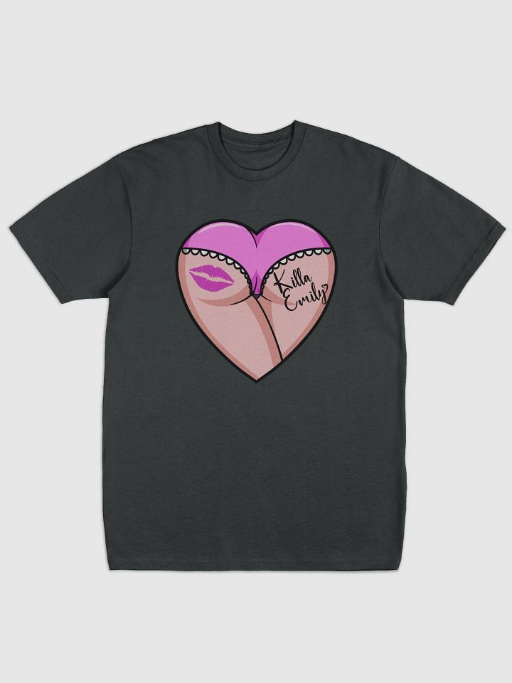 PINK HEART BUTT TEE WITH AUTOGRAPH ON BACK product image (1)