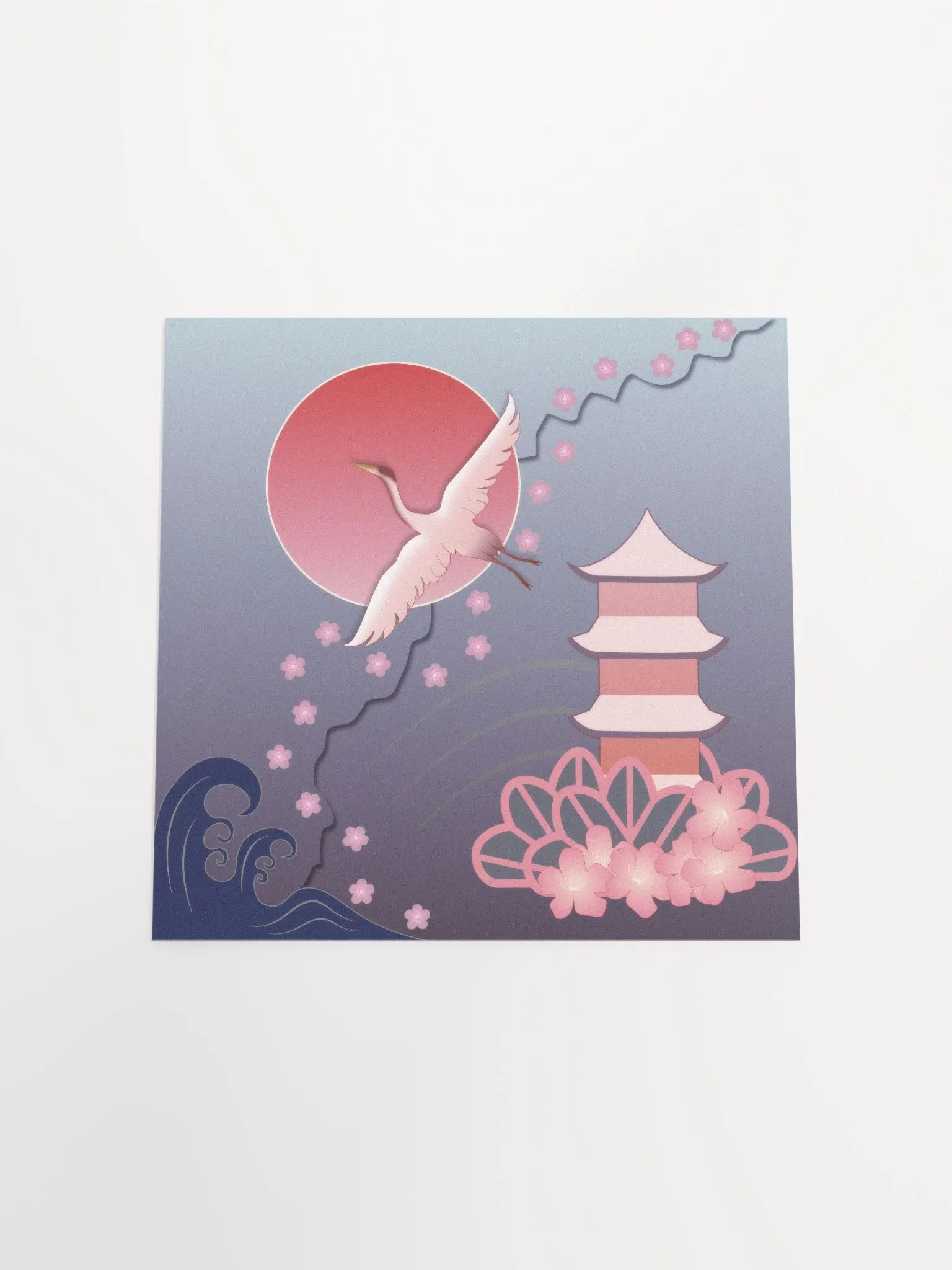 Pink Cranes Poster product image (20)