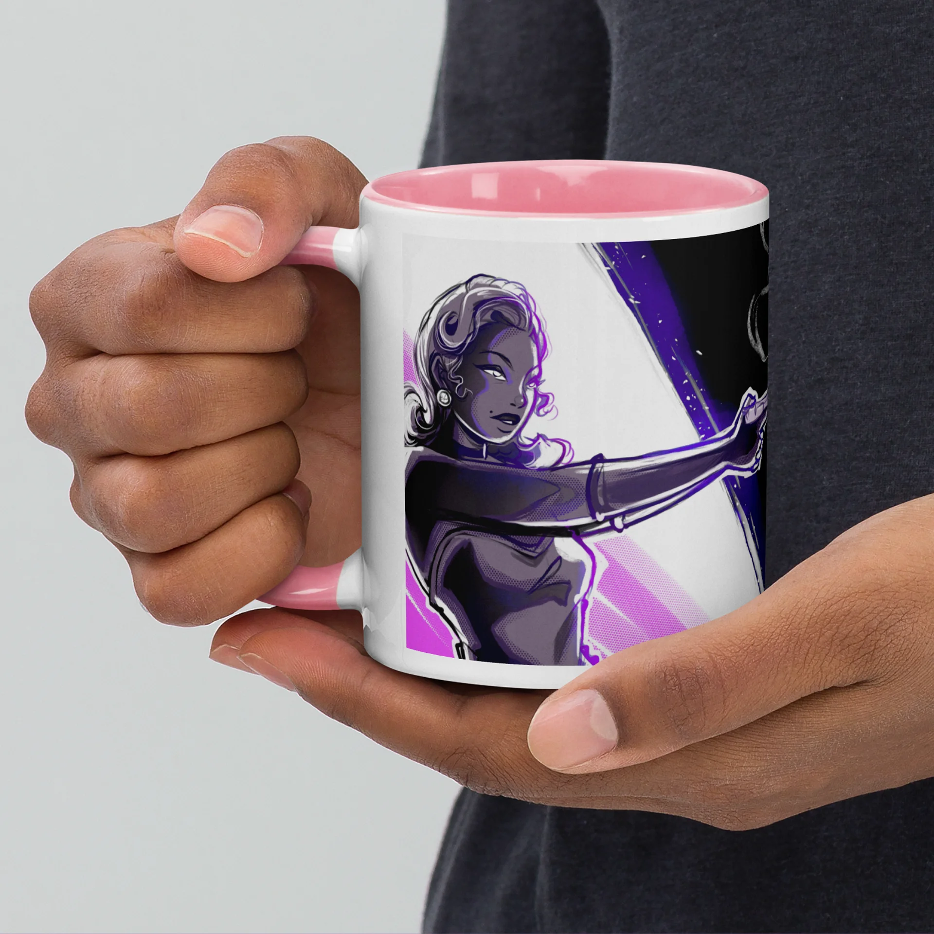 Asexual Noir Mystery Subtle Pride Mug product image (2)