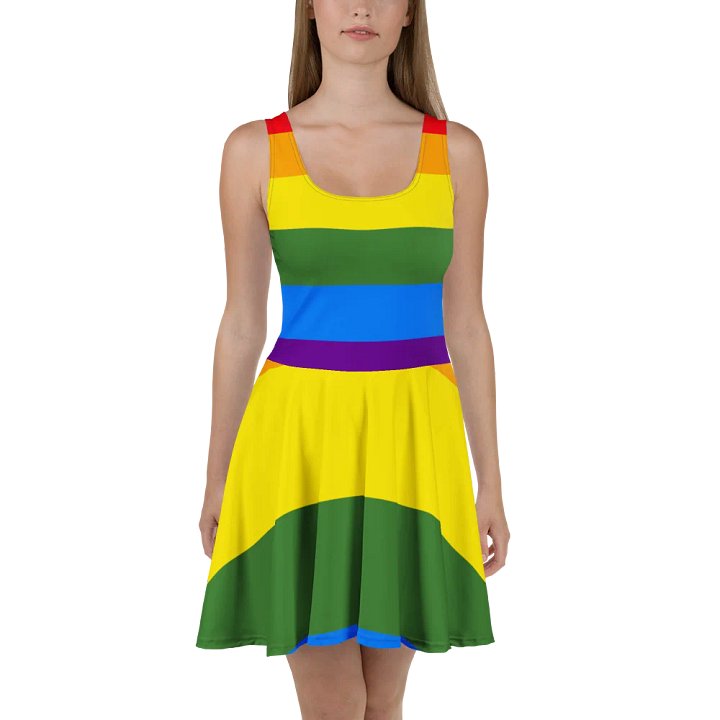 Rainbow Dream All-Over Print Skater Dress product image (2)