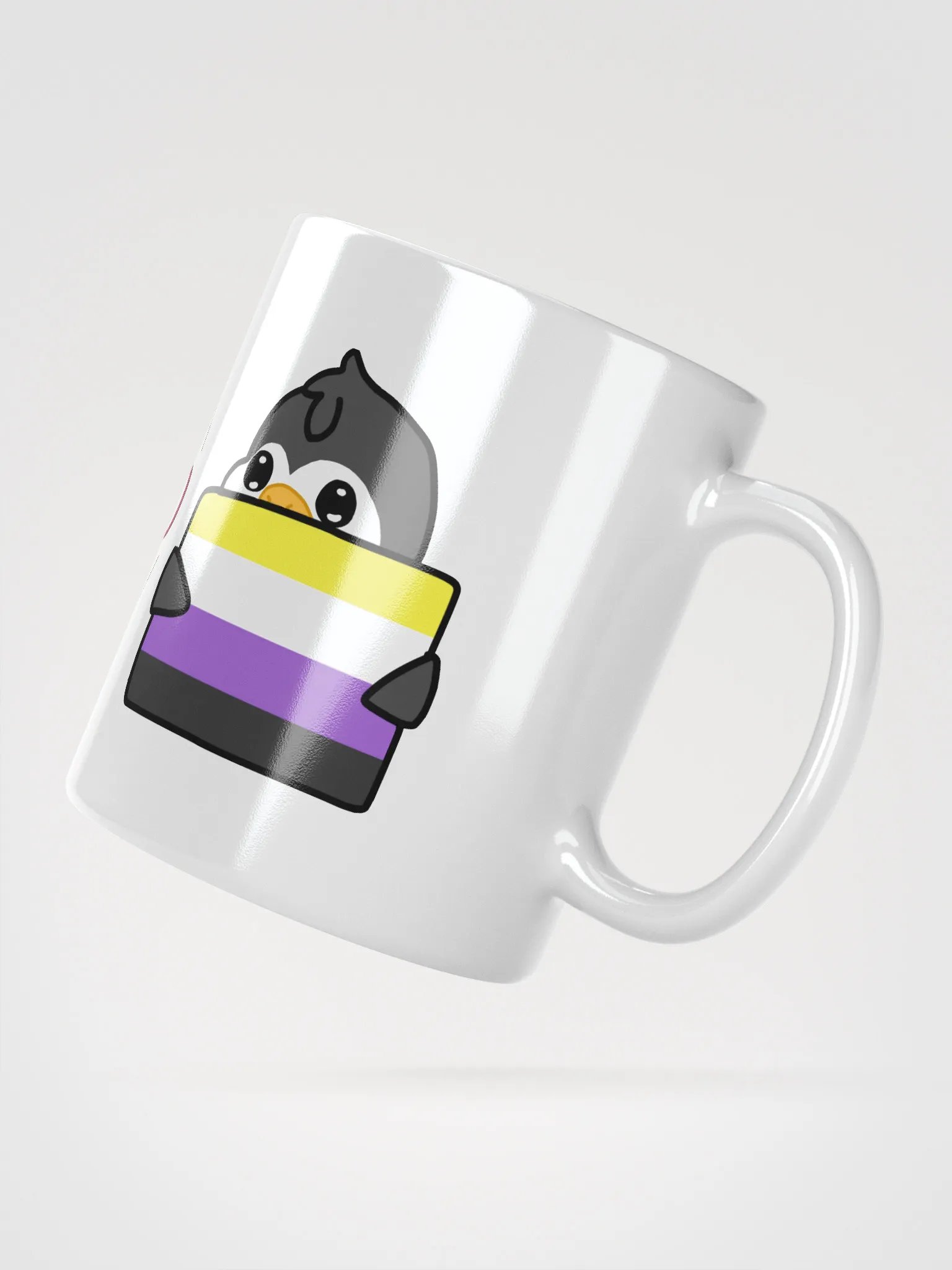 "Non-Binary Pride" Lil' Guy - Twitch Emote Mug product image (2)