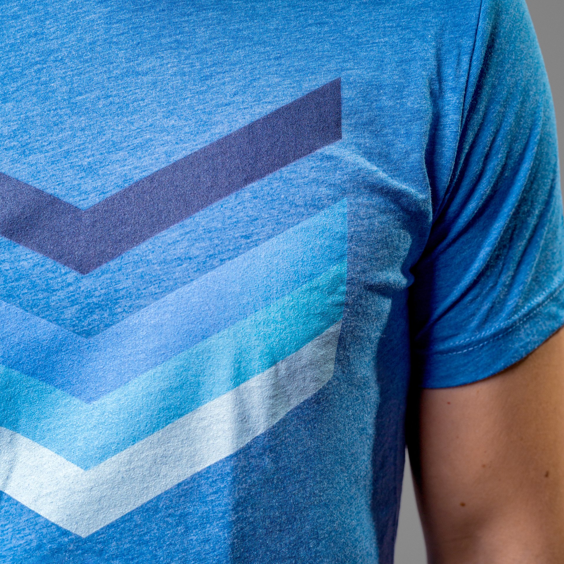 Blue Chevron T-Shirt product image (2)
