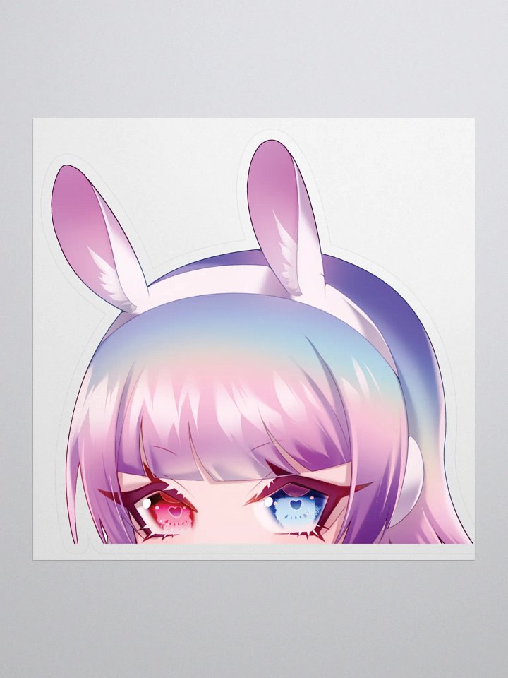 FIND THE RABBIT PEEKING STICKER product image (1)