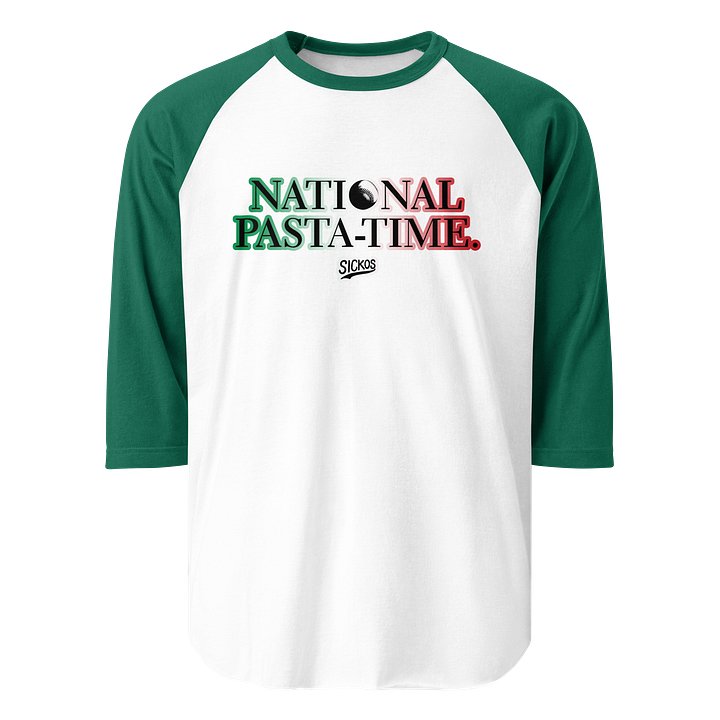 National Pasta-Time Raglan T-Shirt (9 Colors) product image (10)