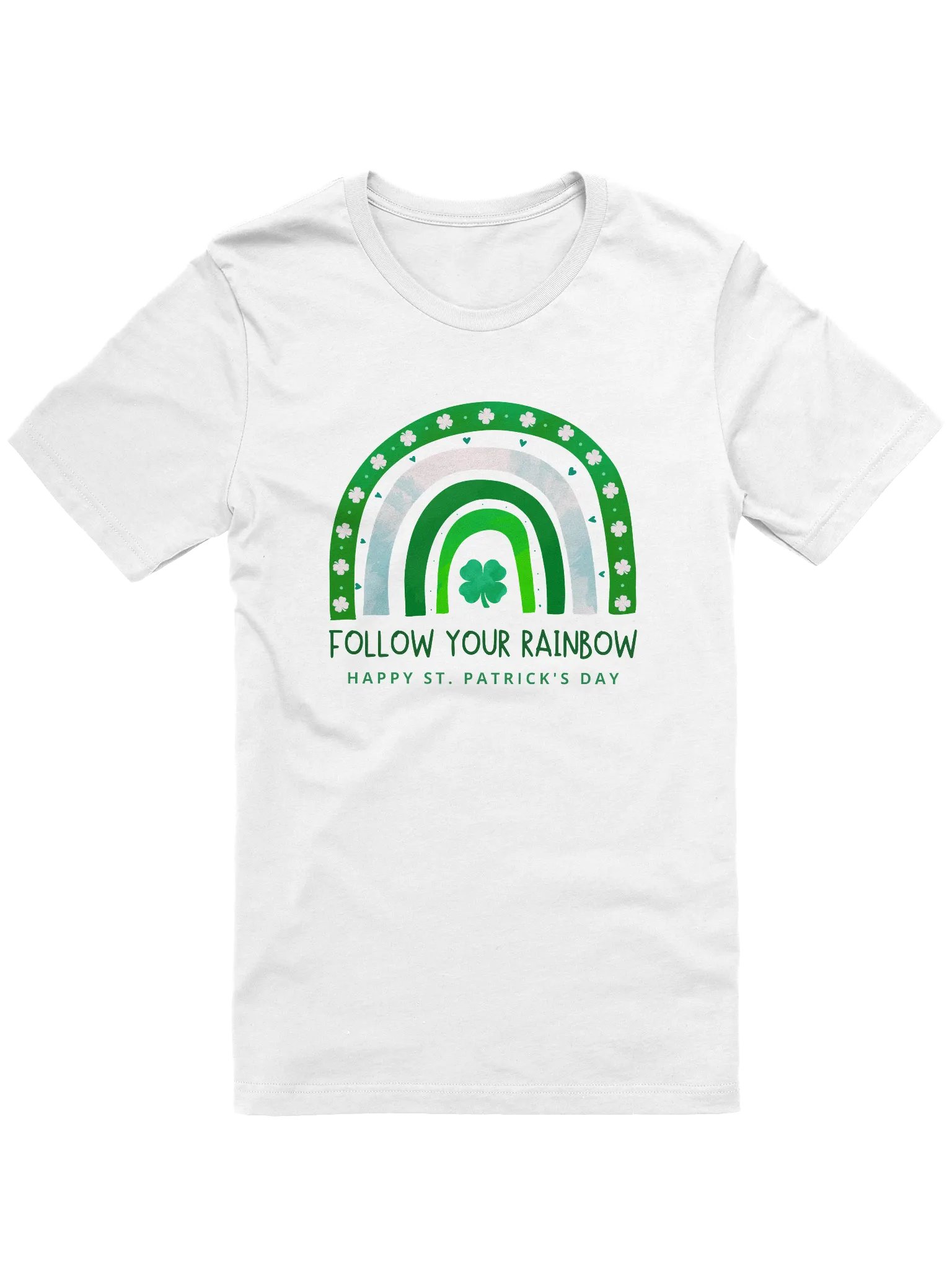 St. Patrick's Day Follow Your Rainbow T-Shirt product image (1)