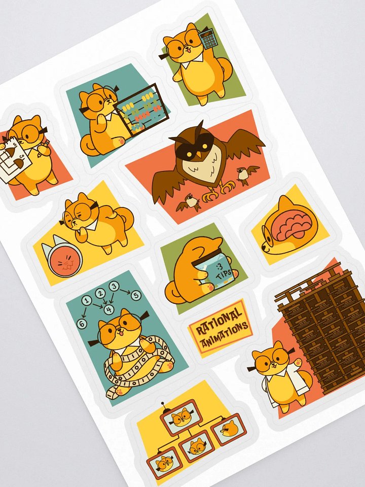Patreon Tier Sticker Sheet product image (2)
