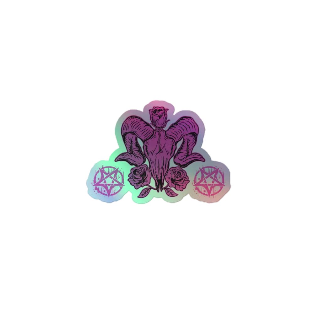 Darkness is Beautiful Hologram Sticker product image (1)