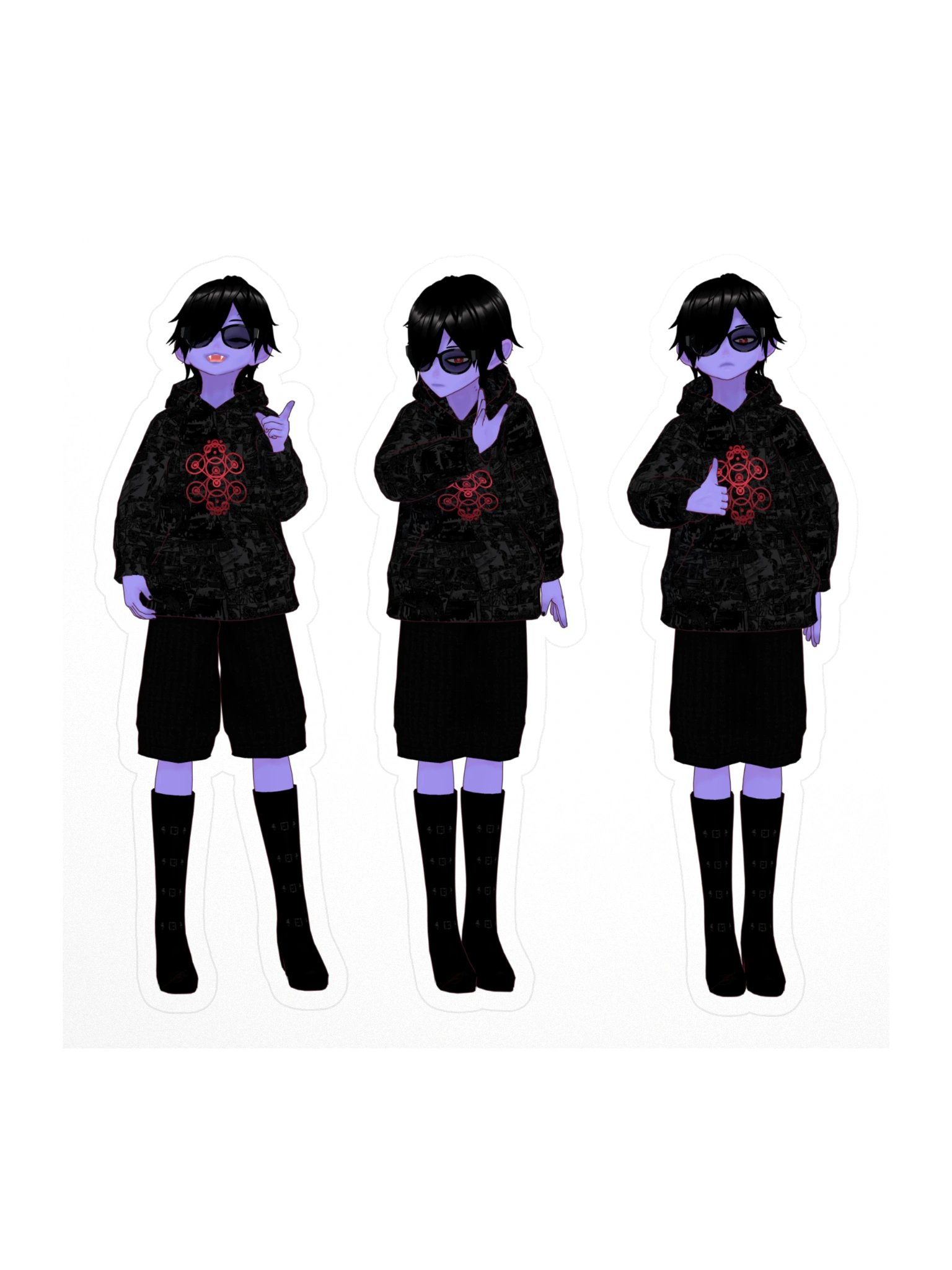 Steve the Vampire Sticker Sheet #3 product image (1)