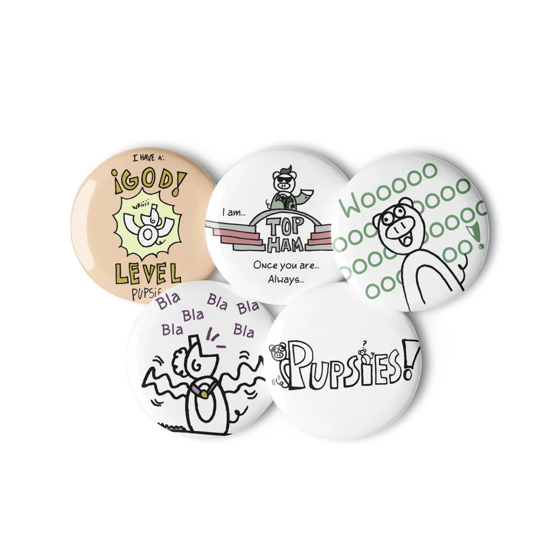 Pupsies! Pin Button, Edition 1 product image (3)