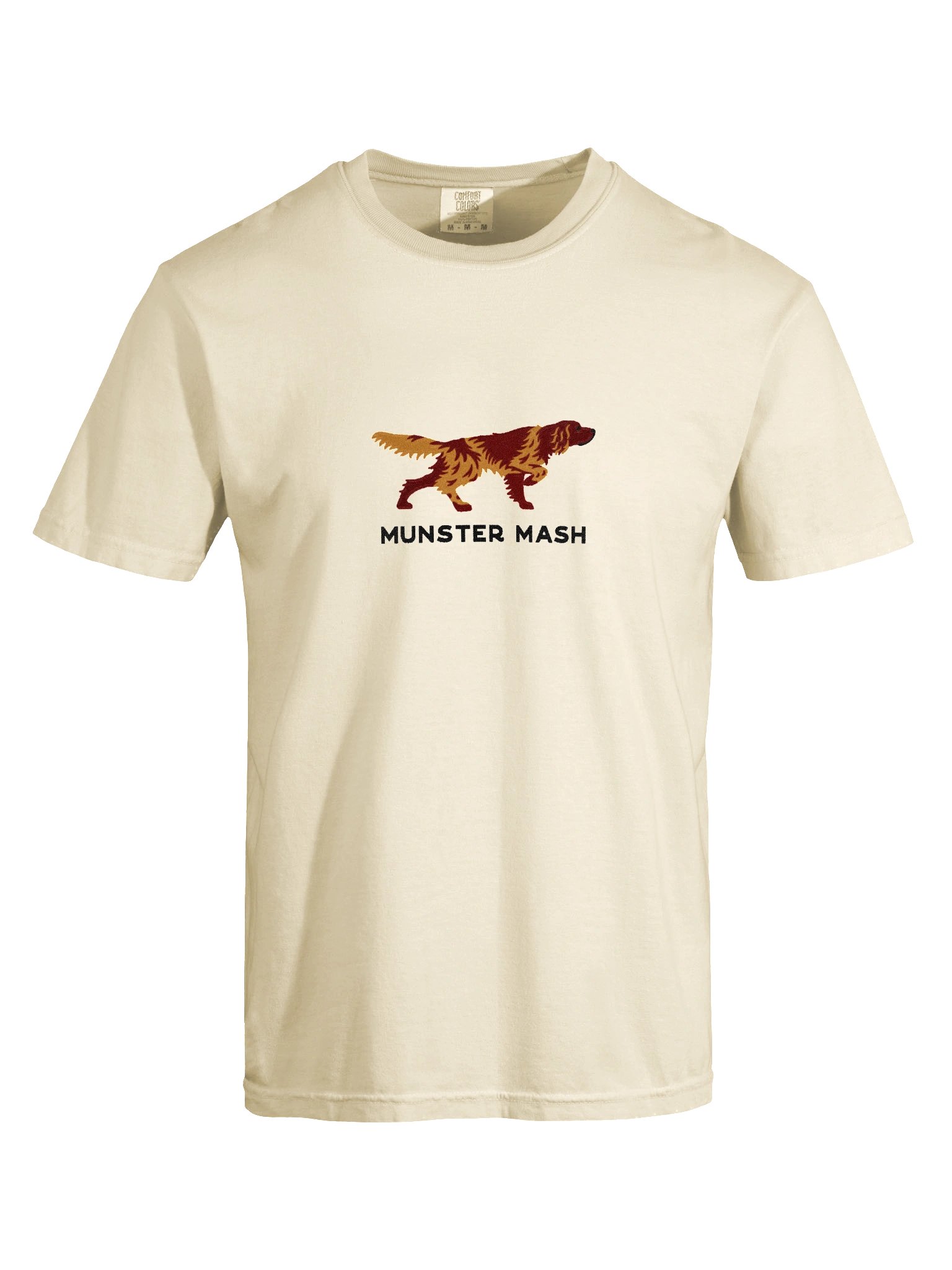Munster Mash T-Shirt (Embroidered) of a Small Münsterländer(Liver Roan) product image (10)