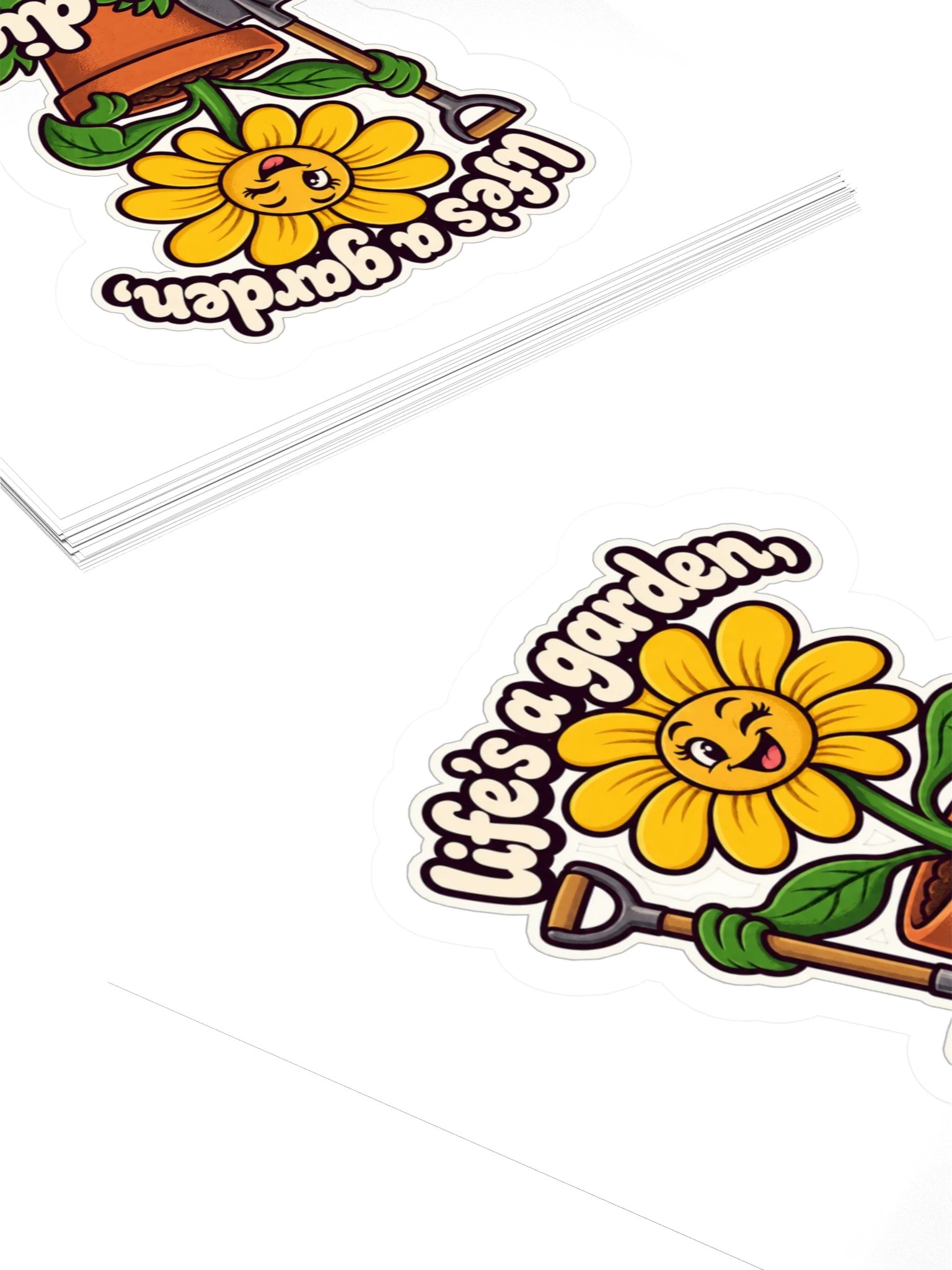 Life’s a Garden, Ya Dig — Flower Sticker product image (4)