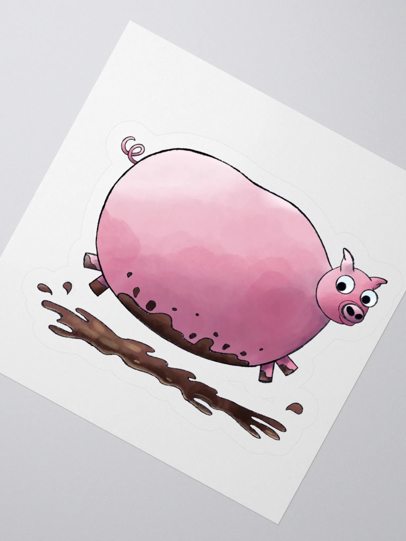 Impossible Farm Muddy Pig Stickers product image (2)