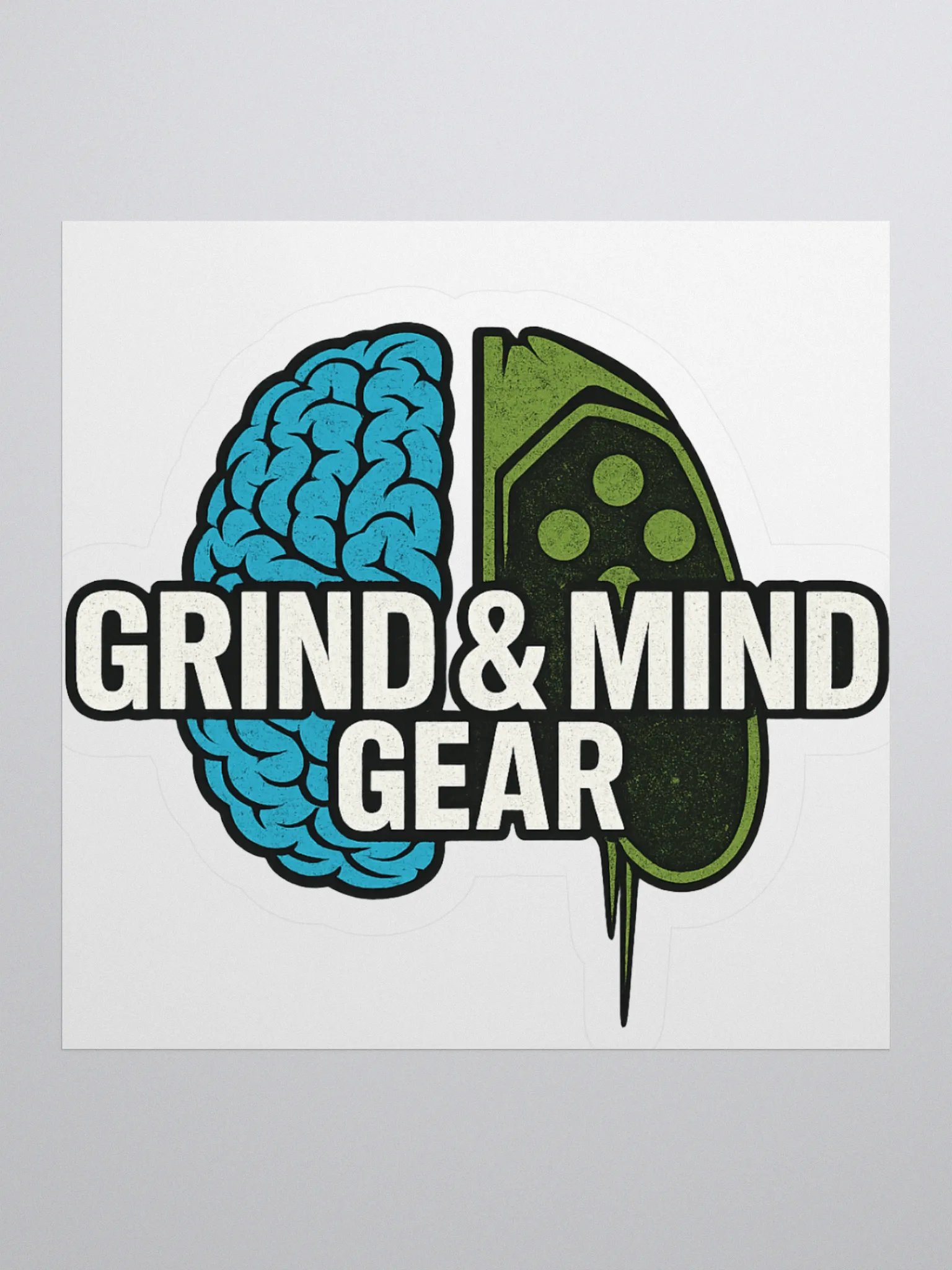 Grind And Mind Gear Logo Sticker product image (2)