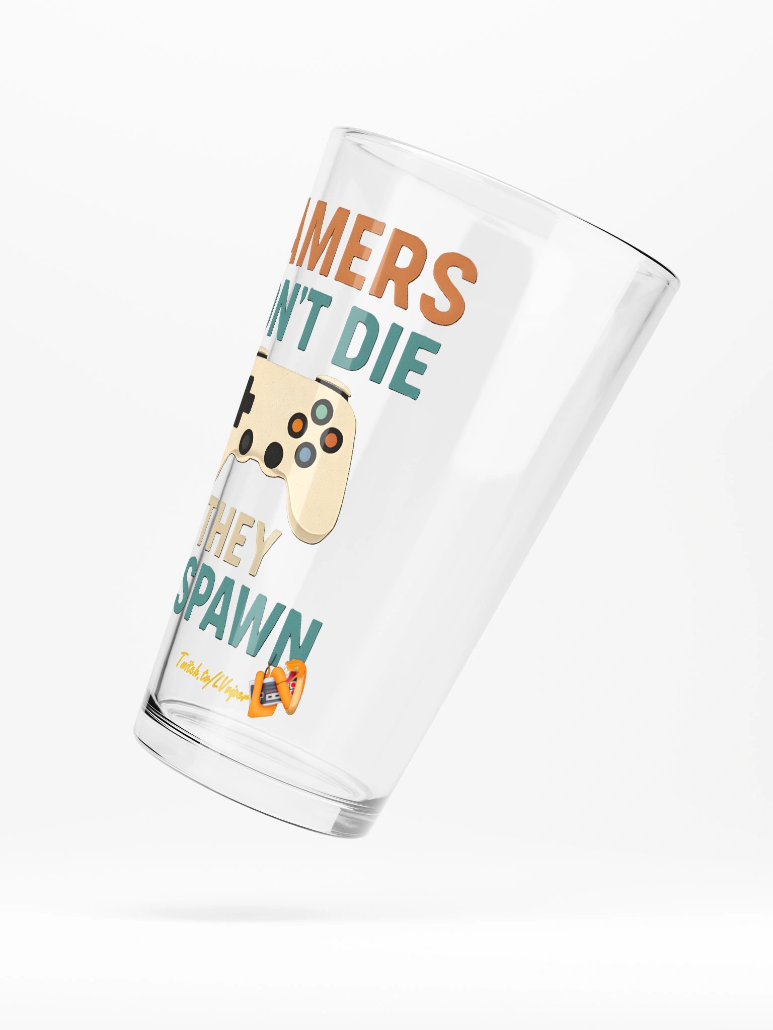 Gamers Don't Die - Glass product image (5)