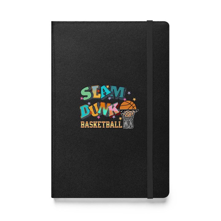 Basketball Slam Dunk Black Notebook product image (1)
