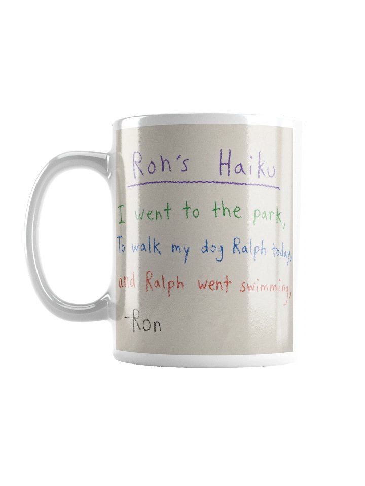 Ron's Haiku Coffee Mug product image (1)