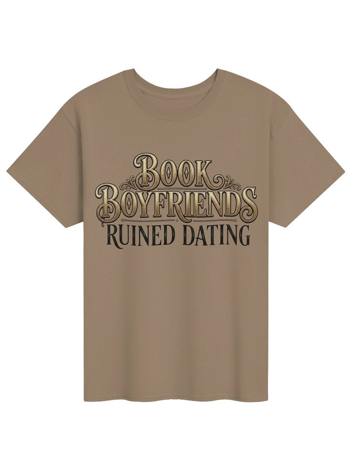 Book Boyfriends Ruined Dating Premium Graphic Tee | Luxury Gothic Edition product image (9)