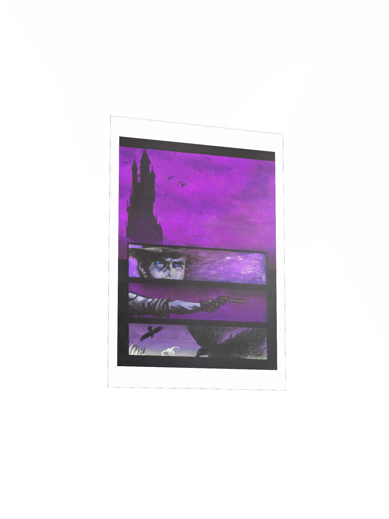 Dark Tower print (purple) product image (15)