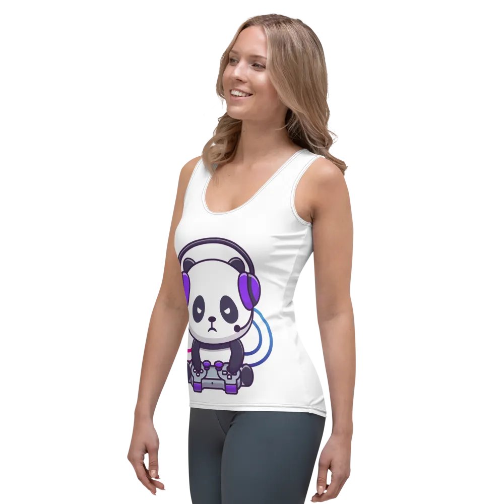 Womens Roro Panda Tank Top product image (5)