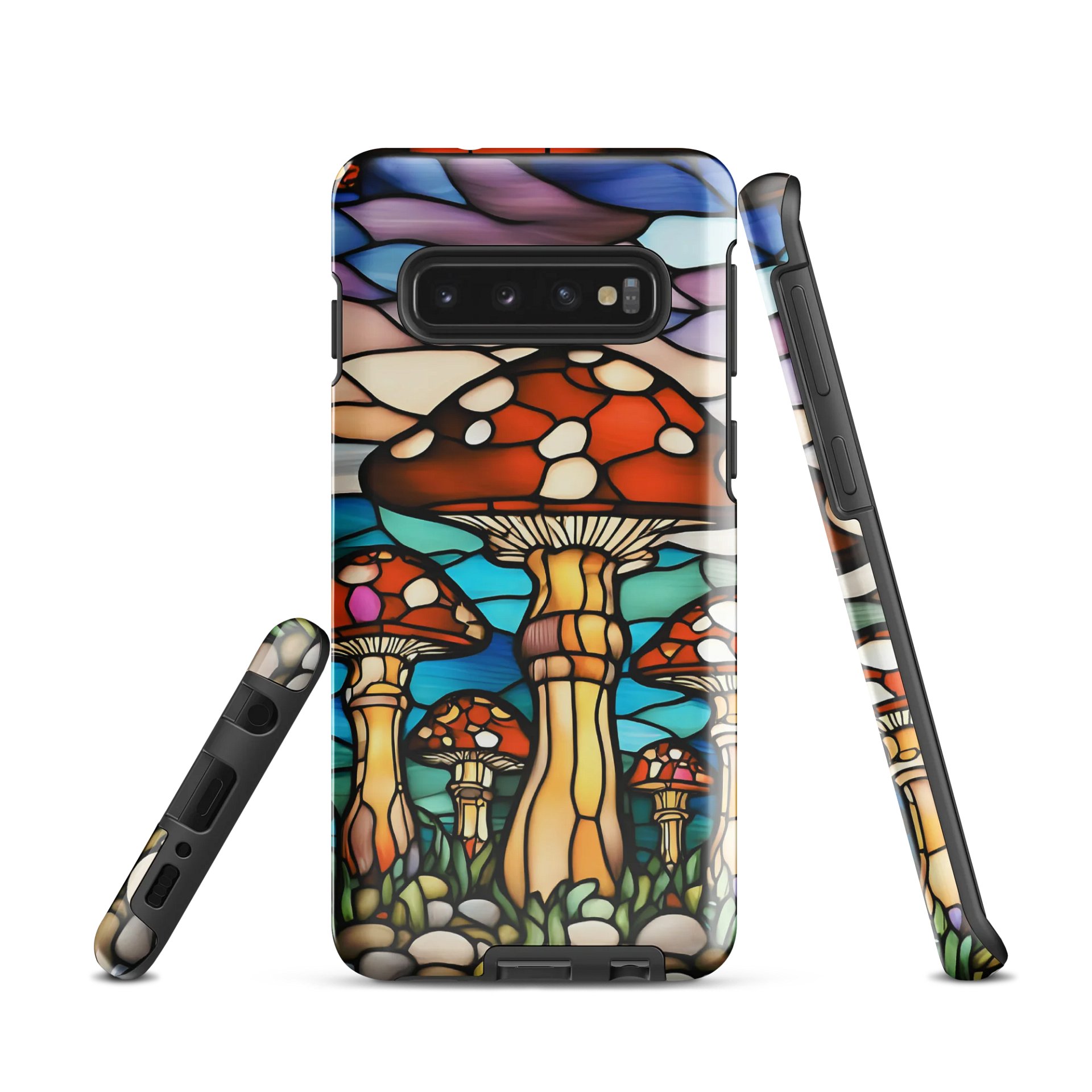Stained glass Psychedelic shroom Tough Case product image (1)