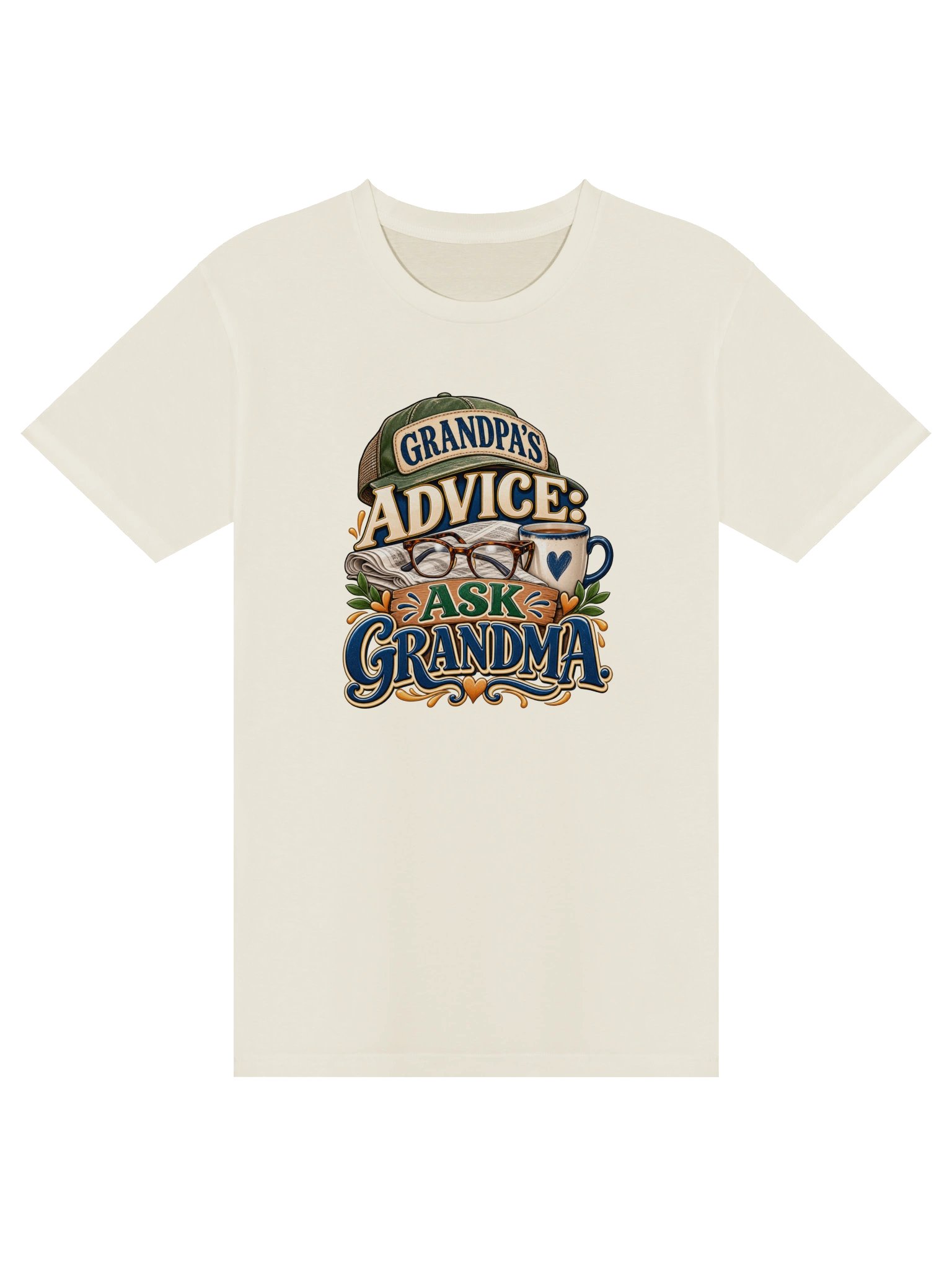 Grandpa's Advice Ask Grandma Funny Grandpa T-Shirt product image (1)