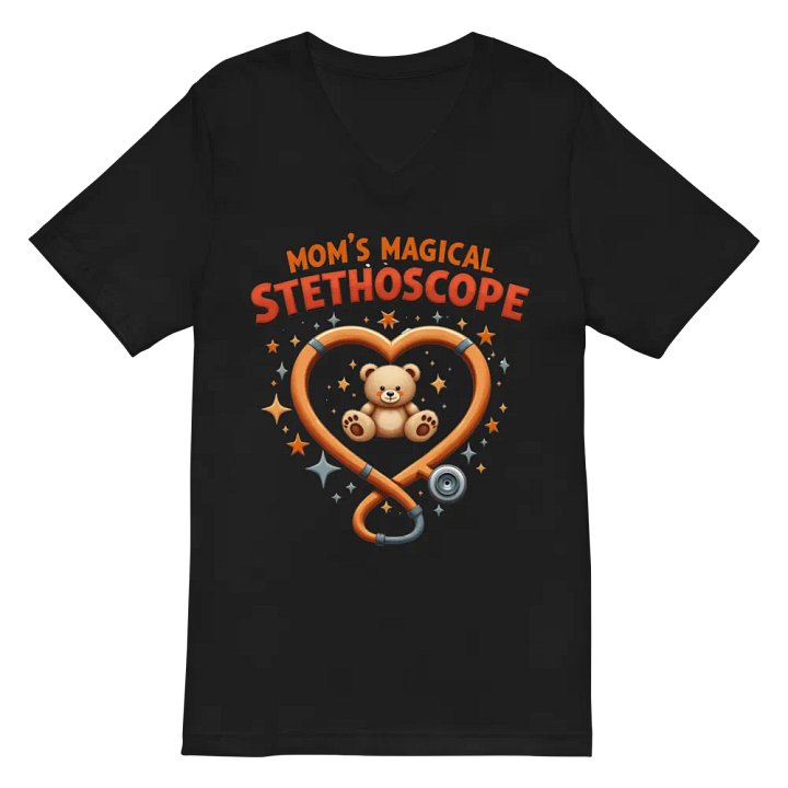 Mom's Magical Stethoscope Heart T-Shirt product image (3)
