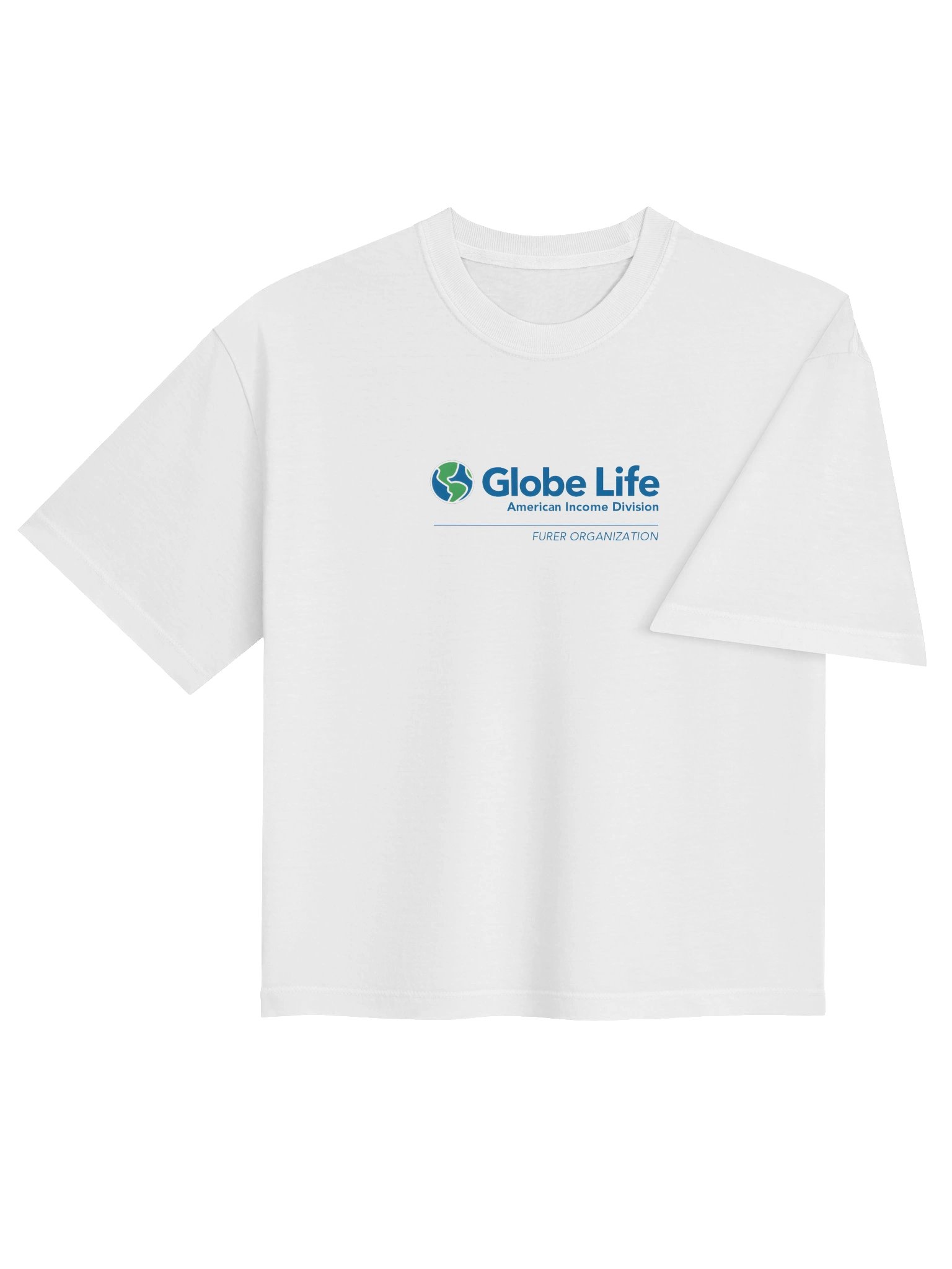 Furer Organization Women's White Boxy Crop Tee product image (4)