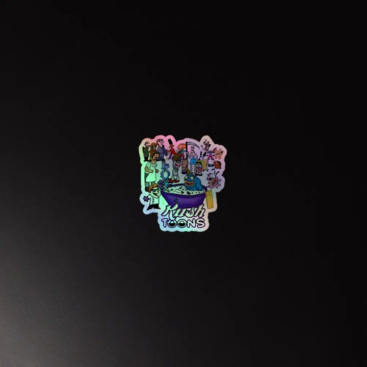 Kush Toons Holographic Sticker product image (4)