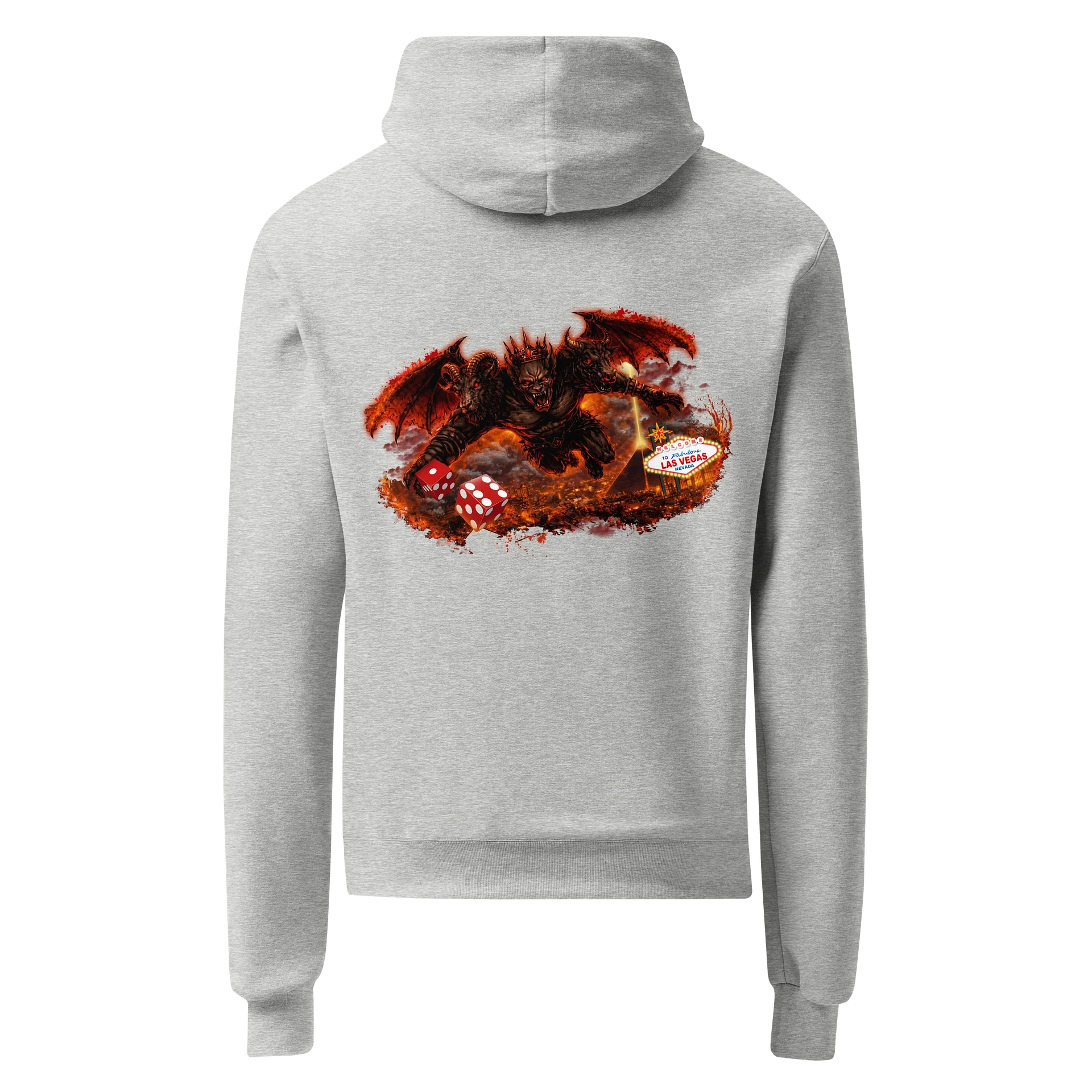 Disadvantage Players Asmodeus Craps Champion Hoodie (Gray) product image (1)