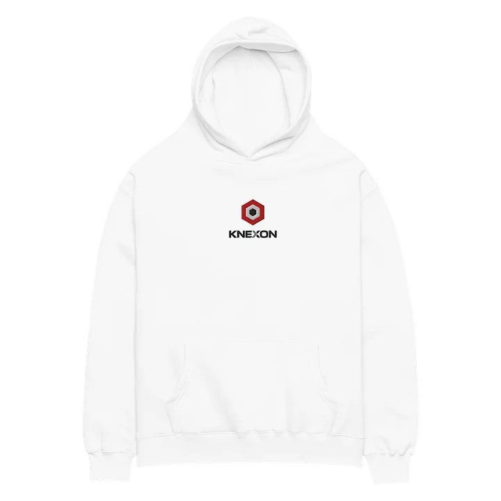 KNEXON Full Logo Alternate Premium Hoodie - White product image (4)