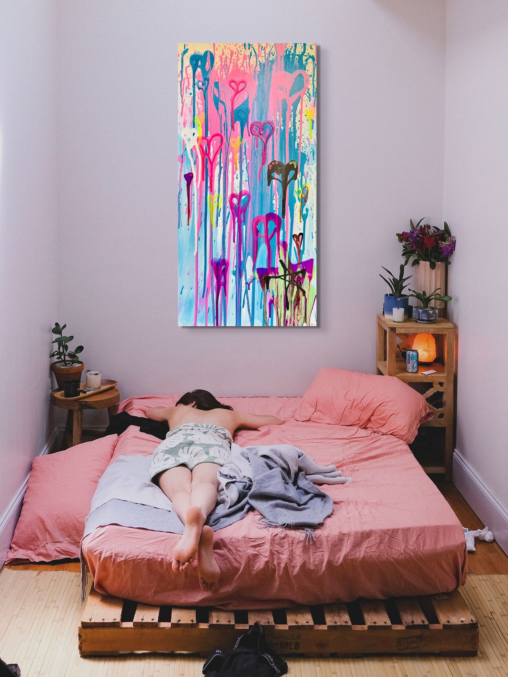Dripping Hearts Canvas Print product image (2)
