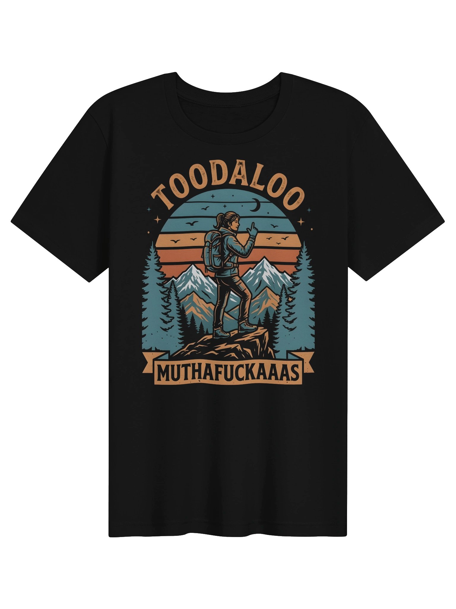 Toodaloo Mountain Hiker Funny Outdoor Tee product image (1)