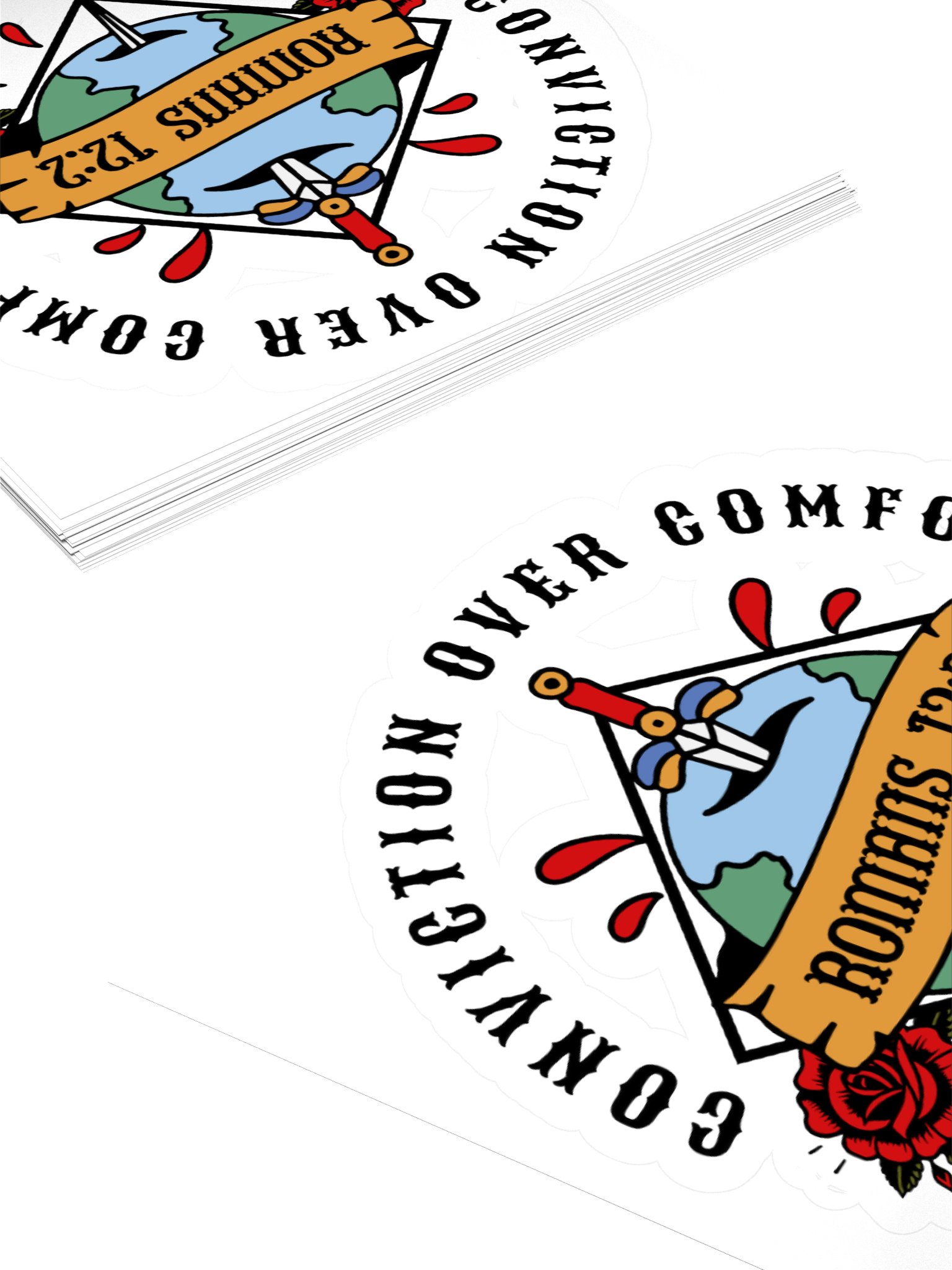 Conviction Over Comfort Sticker product image (11)